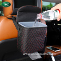 Hot Sale Leather Car Trash Can Large Waterproof